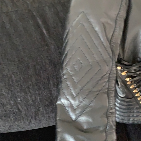 Just Cavalli lace up leather Moro jacket - Picture 4 of 8